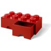 LEGO LEGO úložný box s šuplíky 250x500x180mm - červený
