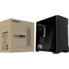 GIGABYTE case GB-C102G, Mid Tower, 2x USB3.0, Průhledná bočnice, 2x 120mm Fan, černá