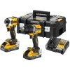 DeWALT Náradie - 18V AKU súprava príklepovej vŕtačky a rázového uťahovača, 2x aku 5,0 Ah POWERSTACK, nabíjačka DCK2050H2T