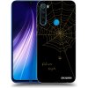 Picasee silikónový čierny obal pre Xiaomi Redmi Note 8 - Delicate danger