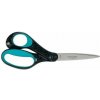 Nožnice, pre tínedžerov, 20 cm, pre ľavákov, FISKARS, bodkované pávie modré