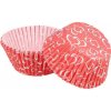 Cukrárenský košíček srdiečka 50x30 mm 50 ks - Cakesicq - Cakesicq