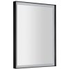SAPHO - SORT zrkadlo s LED osvetlením 60x80cm, čierna mat ST080