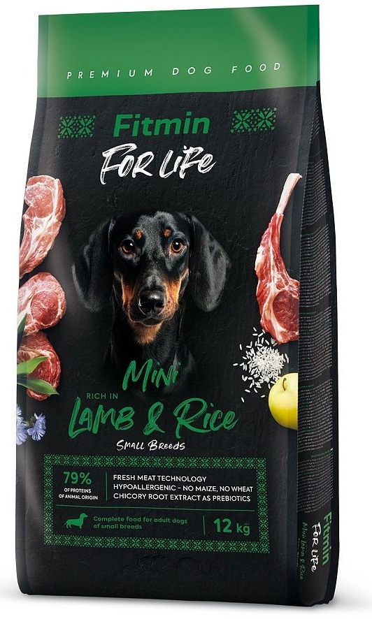 Fitmin dog For Life Adult mini Lamb & Rice 12 kg