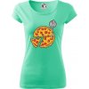 Pizza DJ - Dámske tričko Pure - XL ( Mätová )
