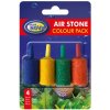 Aqua Nova vzduchovacie kamene 15x25 mm farebné 4 ks