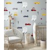Autá nálepky na stenu. Detská izba