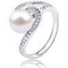Tiniana Stříbrný prsten s pravou říční perlou T038 Velikost: 56