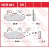 TRW brzdove platničky TRW MCB663
