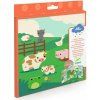 DJECO Hrubé odnimateľné nálepky Zvieratá z farmy