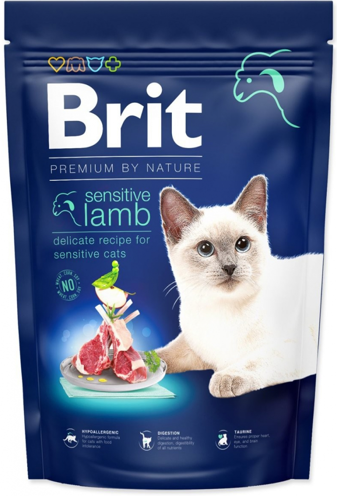 Brit Premium by Nature Cat. Sensitive Lamb 1,5 kg