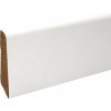 Soklová lišta Modern 60 biela, 58 x 16 x 2400 mm