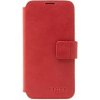 Kožené pouzdro typu kniha FIXED ProFit pro Samsung Galaxy S25, červené FIXPFIT2-1504-RD