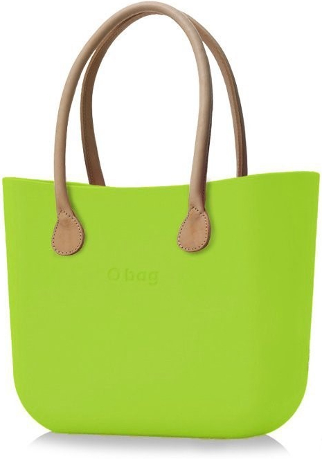 O bag zelené kabelka Mela s dlhými koženkovými rúčkami natural od 74,95 € -  Heureka.sk