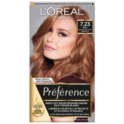 L'Oréal Paris Préférence 7.23 farba na vlasy Bali 174 ml