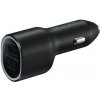 Samsung Duálna autonabíjačka 40W (USB, USB-C) Black EP-L4020NBEGEU