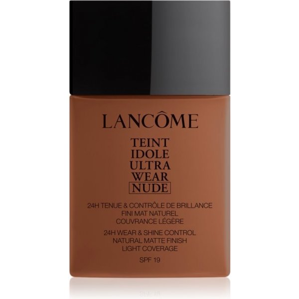 Make-up Lancôme Teint Idole Ultra Wear Nude ľahký zmatňujúci make-up 13.1 Cacao 40 ml