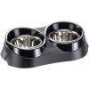Ferplast DUO FEED 03 anthracite držiak s miskami