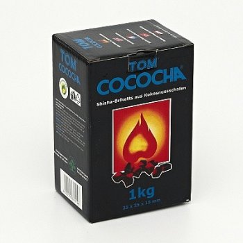 Tom Cococha Uhlíky k vodnej fajke 1 kg Blue Flat