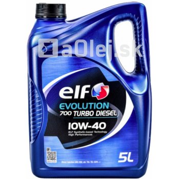 Elf Evolution 700 Turbo Diesel 10W-40 5 l