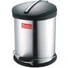Nerezový nášľapný kôš na odpadky TORO 5l