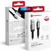 Kábel Forcell F-Energy C256 Cable USB A to Type C Qc3.0 3A 66W Cafule 1,2 M Black