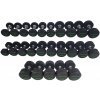 Sada jednoručných činiek TUNTURI Pre PU Dumbbell 2-42 kg