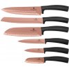 Berlingerhaus Sada nožov Rosegold Metallic Line blister BH 2558 6 ks