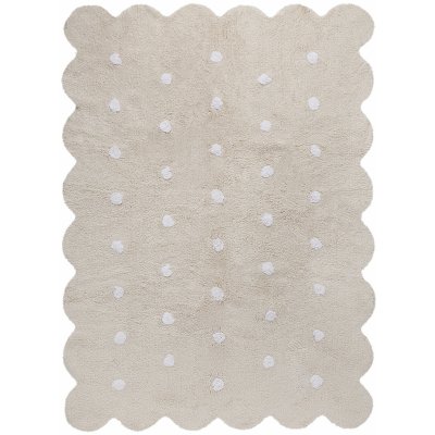 Lorena Canals koberce Ručne tkaný kusový koberec Biscuit Beige - 120x160 cm Béžová