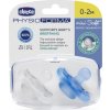 Chicco celo silikon Physio Mini Soft chlapec 2 ks V000888