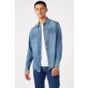 Wrangler Pánska rifľová košeľa Wrangler® 112341913 27MW Icons Western Shirt Farba: Denim, Veľkosť: L