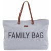 Childhome Cestovná taška Family Bag Canvas Grey