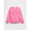 GAP Baby mikina s logom Ružová 5YRS Ružová Ružová