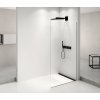 Polysan ARCHITEX BLACK MATT sprchová zástena 1462 mm, číre sklo SPH AXB150CL