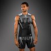 Pánsky rashguard Venum – bez rukávov – Black/Silver Grey Velikost: M