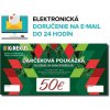 Kinekus Darčeková poukážka 50 €, zelená, e-mailom