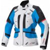 Bunda STELLA ANDES DRYSTAR HONDA kolekcia, TECH-AIR 5 kompatibilná, ALPINESTARS (svetlo šedá/čierna/modrá/červená) 2023 Velikost: XL