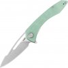 Kubey Merced - Beadblast 14C28N with Jade G10 handle