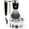 Mühle Rytmo Set 4 Black Pure Badger Fusion