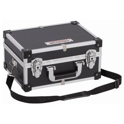 KREATOR kufrík AL 320*230*160mm so zámkami, čierny KRT640106B