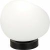 Candellux Stones stolová lampa 1x40 W biela-čierna 41-35226