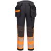 PORTWEST Kalhoty Stretch Holster EV442 Hi-Vis, reflexní, do pasu POR-EV442OMT38 38 Oranžová/šedá Standartní