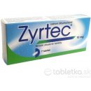 Zyrtec tbl.flm.7 x 10 mg