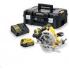 DeWALT DCS570P2 18V aku kotoučová pila 184mm, 2x5Ah, nabíječka, Tstak