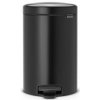 BRABANTIA Newicon čierny 12 l (113802) - odpadkový kôš z nehrdzavejúcej ocele s pedálom