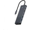 RAPOO adaptér UCM-2002, 6-in-1 USB-C Multiport Adapter