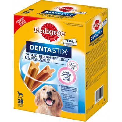 Pedigree Denta Stix každodenná starostlivosť o zuby - 28 ks Large - pre veľkých psov (>25 kg)