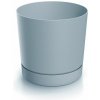 PROSPERPLAST Kvetináč TUBO P 33,8cm svetlo sivý