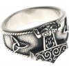 Prsteň z chirurgickej ocele Thorovo kladivo (prsteň z chirurgickej ocele ako vikingské kladivo Thor's Hammer)
