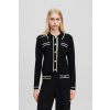SVETER KARL LAGERFELD KARL WARDROBE CARDIGAN WHITE/BLACK